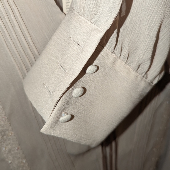 Lane Bryant Size 22 boho blouse with beading - Picture 4 of 6